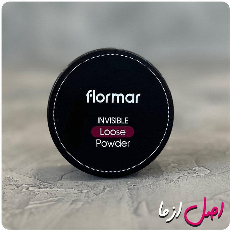 عکس پودر بیک بدون رنگ فلورمار تثبیت کننده آرایش Flormar Invisible Loose Powder