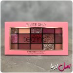 عکس پالت سایه تکنیک مدل اینوایت اونلی رنگ صورتی 16 رنگی اصل انگلیس Technic Invite Only Pressed Pigment Palette