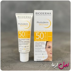 عکس ضد آفتاب فوتودرم اسپات ایج بایودرما ضد لک اصل فرانسه Bioderma Photoderm Spot Age
