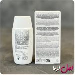 عکس نوشته های پشت جعبه ضدآفتاب اکتیو یونیفای ایزدین بی رنگ Isdin